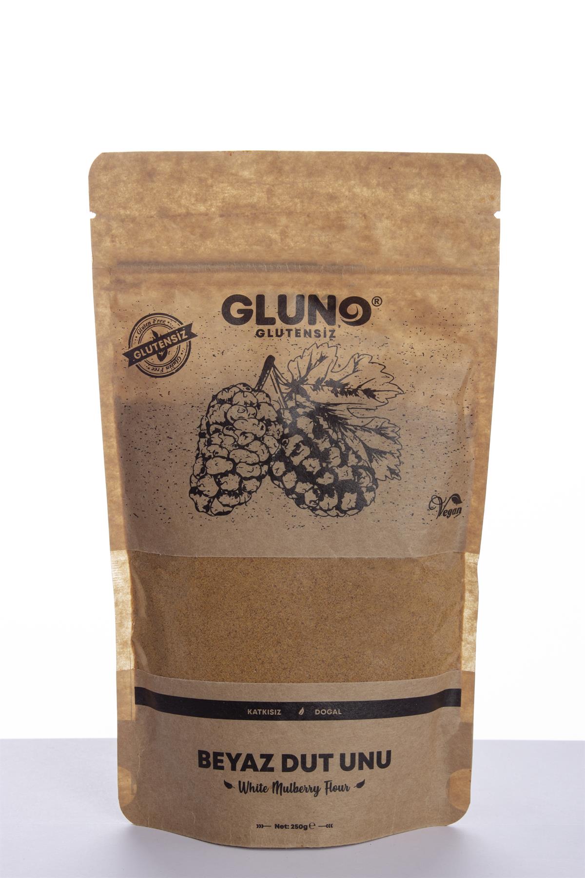 Gluno Glutensiz Beyaz Dut Unu 250grGlutensiz Ürünler