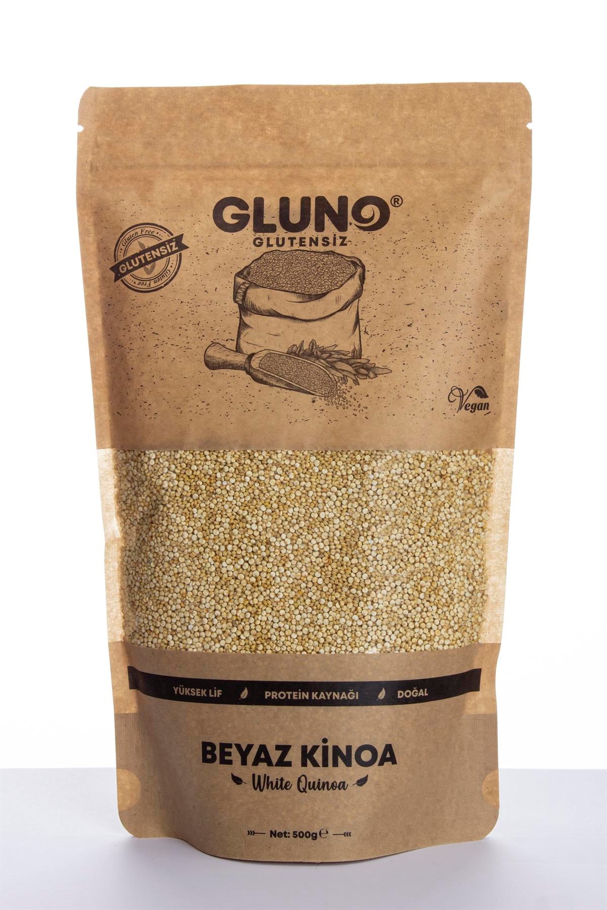 Gluno Glutensiz Beyaz Kinoa 500 grGlutensiz Ürünler