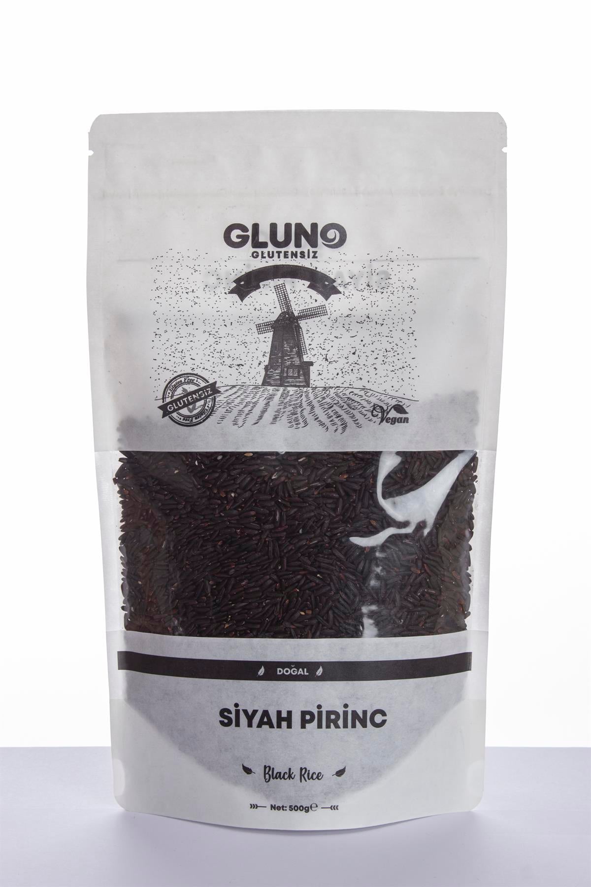 Gluno Glutensiz Siyah Pirinç 500gGlutensiz Ürünler
