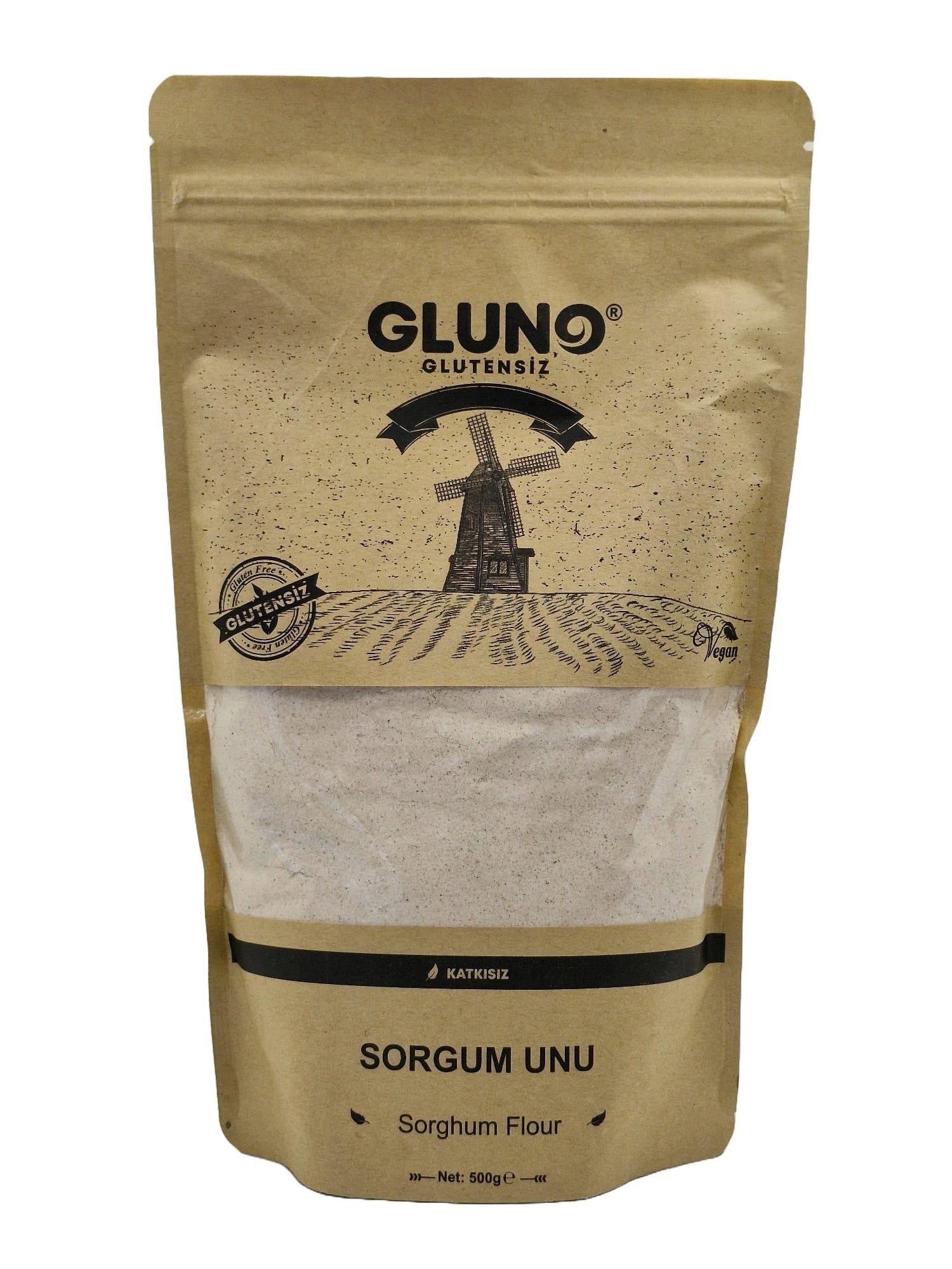 Gluno Glutensiz Sorgum Unu 500 grGlutensiz Ürünler