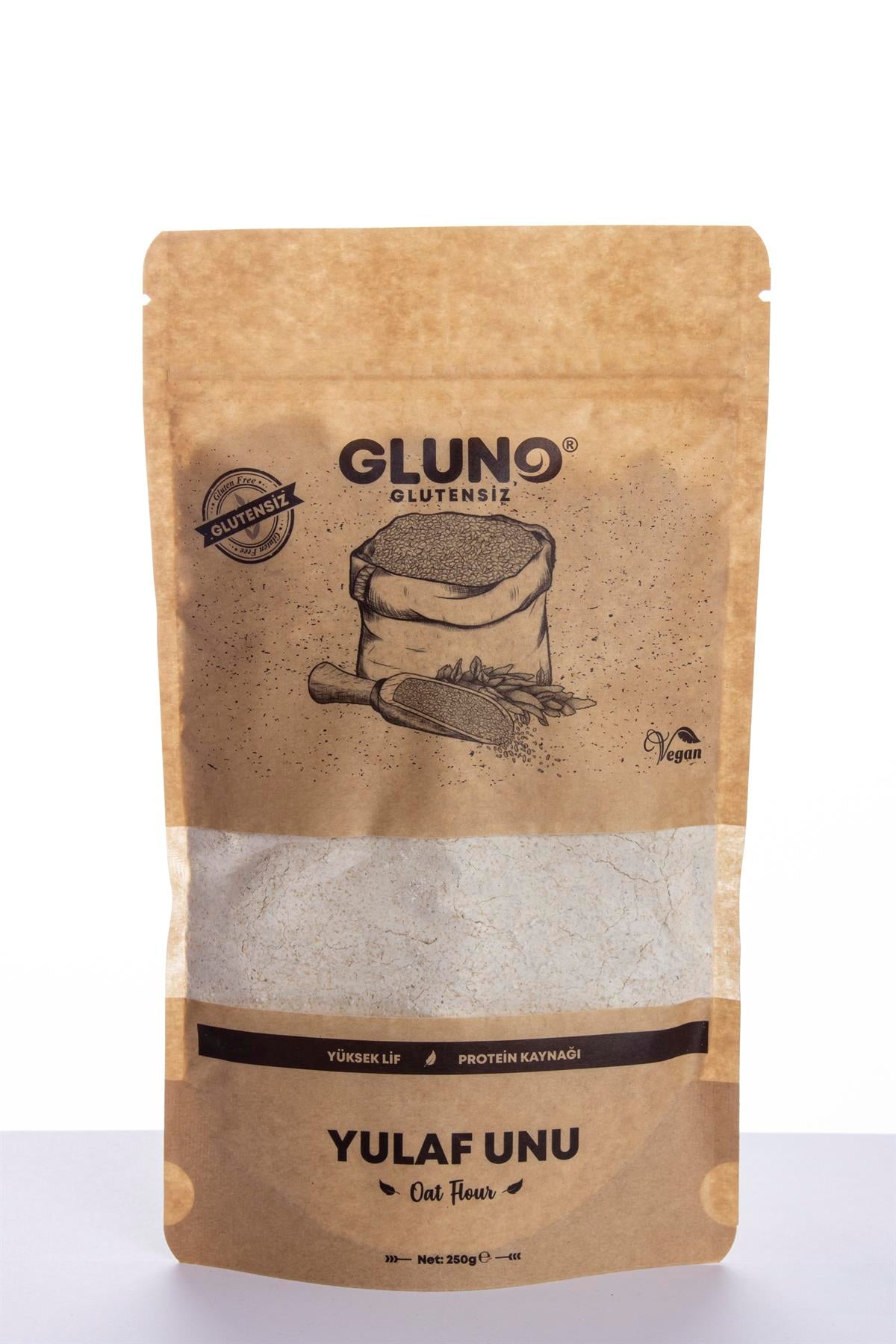 Gluno Glutensiz Yulaf Unu 250gGlutensiz Ürünler