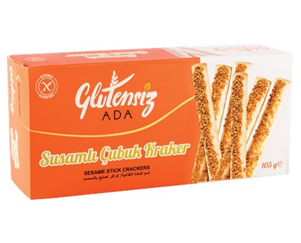 Glutensiz Ada Susamlı Çubuk KrakerGlutensiz Atıştırmalıklar