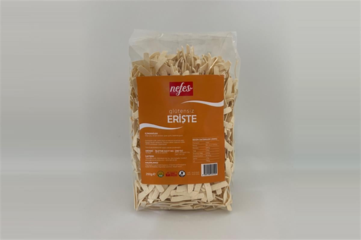 Glutensiz Nefes Erişte 250 grGlutensiz Ürünler