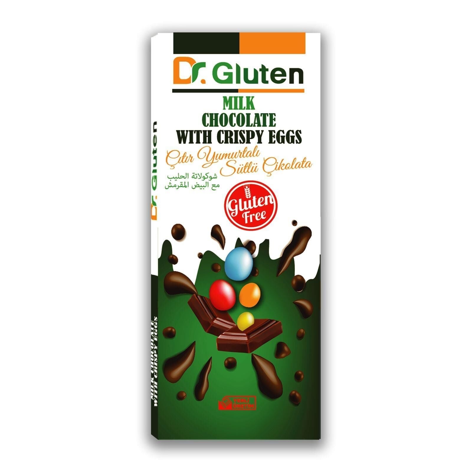 Naturpy Çıtır Yumurtalı Glutensiz Sütlü Çikolata 80gGlutensiz Ürünler
