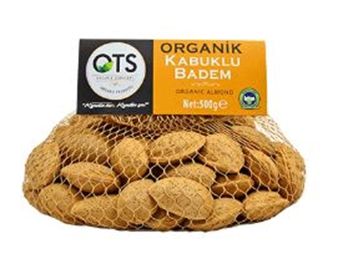 OTS Organik Badem Kabuklu 500 gr