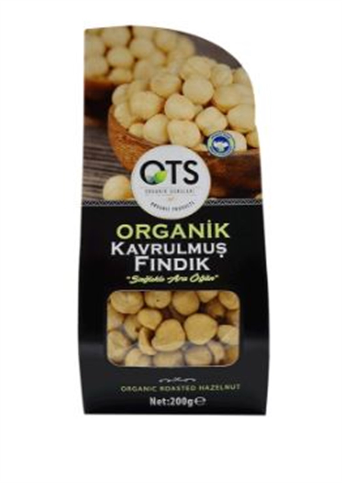 OTS Organik Kavrulmuş Fındık 200grOrganik Ürünler