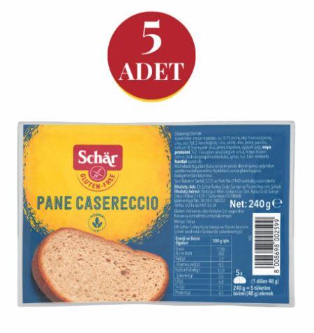Schar Pane Casereccio Glutensiz Ev Ekmeği 240 gr (5 ADET)Glutensiz Ürünler