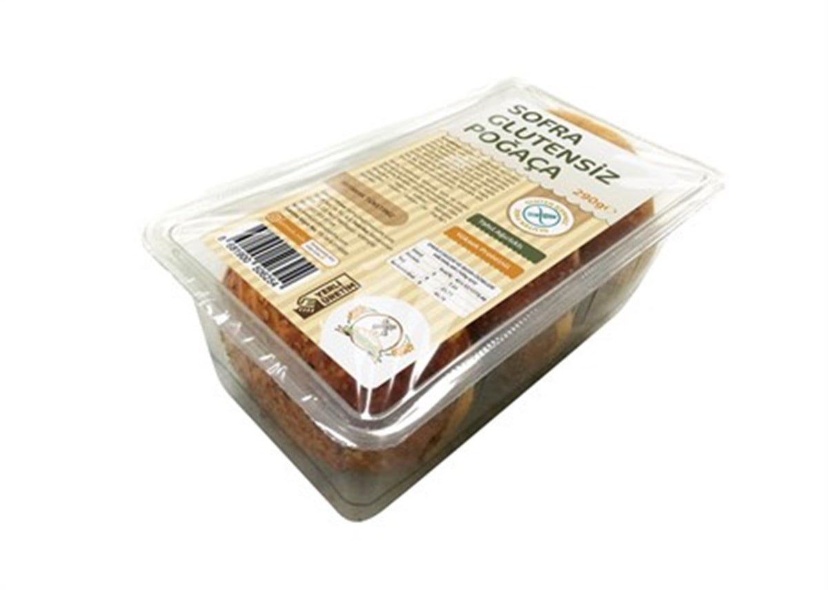 Sofra Glutensiz Sade Poğaça 3 adet 290 grGlutensiz Ürünler