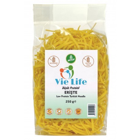 Vie Life Düşük Proteinli Erişte 250 gGlutensiz Ürünler