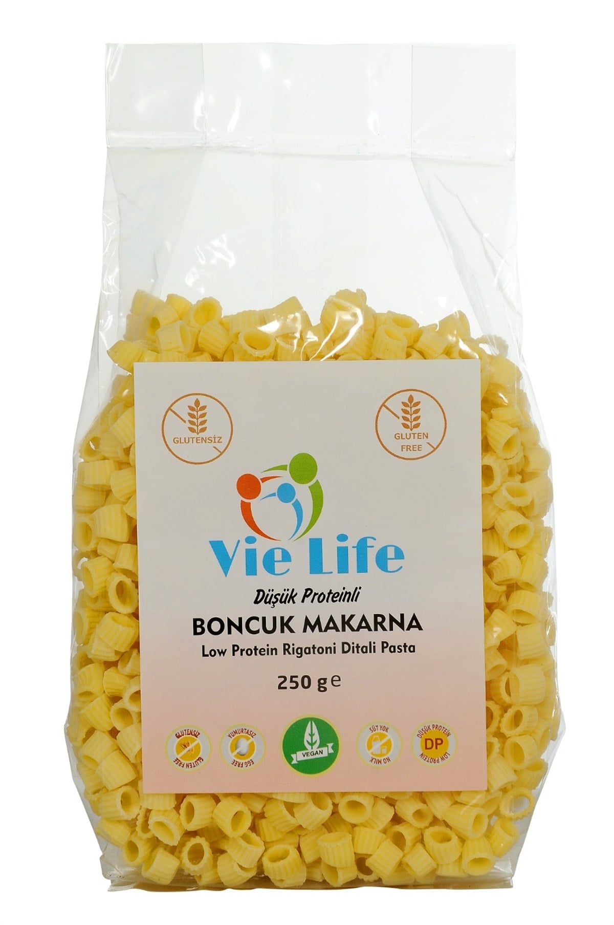 Vie Life Glutensiz Düşük Proteinli Boncuk Makarna 250 gGlutensiz Ürünler