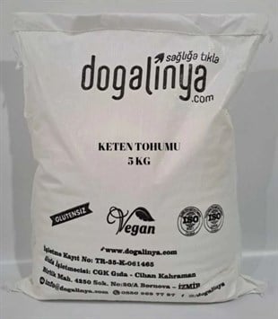 Doğalinya Glutensiz Keten Tohumu 5 kgGlutensiz Ürünler
