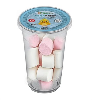 DR GLUTEN GLUTENSİZ MARSHMALLOW PİNK & WHİTE 75 GRGlutensiz Ürünler