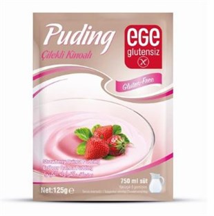 Ege Glutensiz Çilekli Kinoalı Puding 125 gr