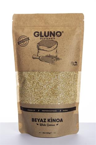 Gluno Glutensiz Beyaz Kinoa 500 grGlutensiz Ürünler