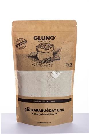 Gluno Glutensiz Çiğ Karabuğday Unu 750 grGlutensiz Ürünler