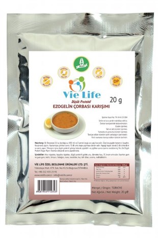 Vie Life Düşük Proteinli Ezogelin Çorbası Karışımı 20 GramDüşük Proteinli Ürünler