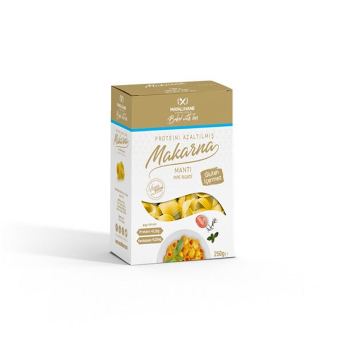  Mayalıhane Düşük Proteinli Mantı Makarna 250 grGlutensiz Ürünler