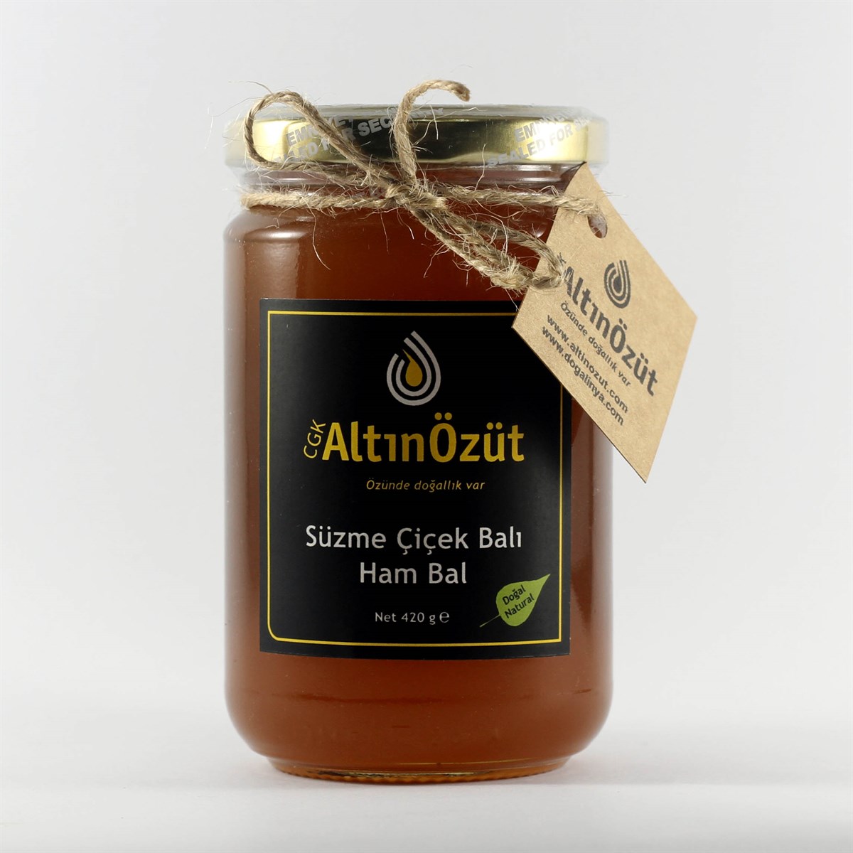 Altınözüt Süzme Çiçek Balı - Ham Bal 420 gr
