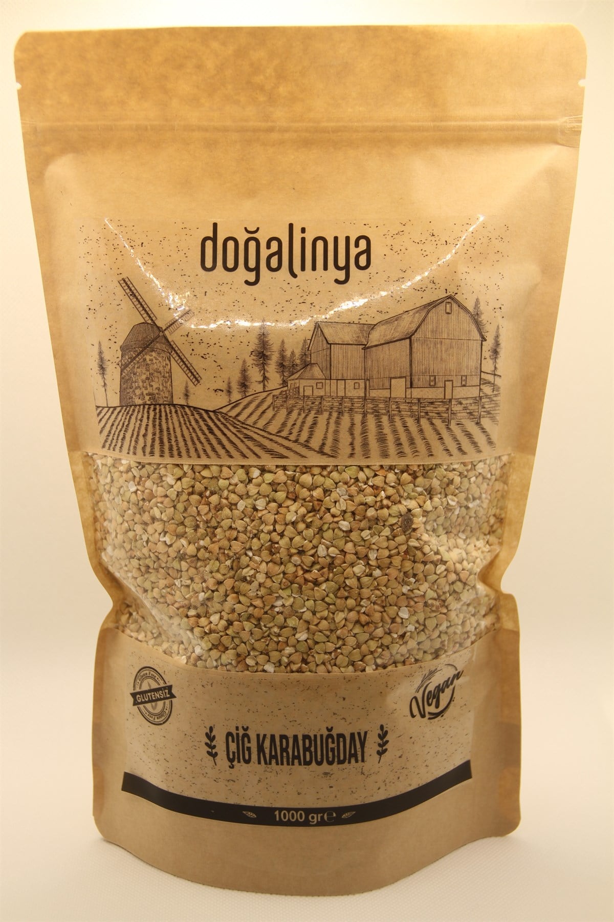 Doğalinya Glutensiz Çiğ Karabuğday Tane 1000grGlutensiz Ürünler