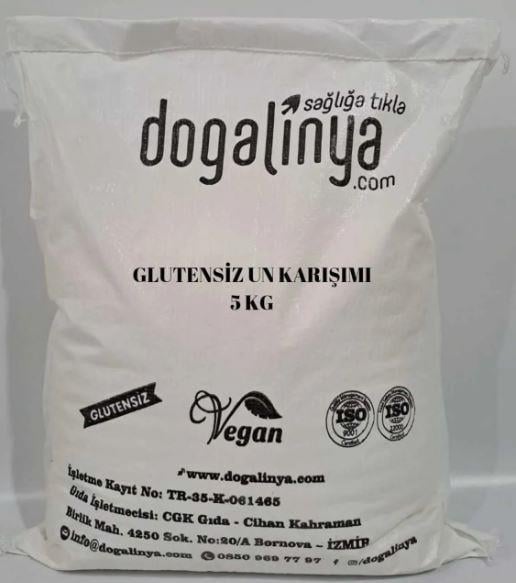 Doğalinya Glutensiz Un Karışımı 5 kgGlutensiz Ürünler