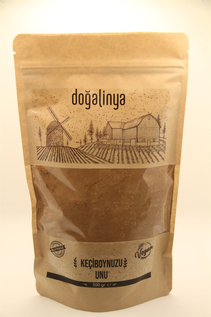 Doğalinya Keçiboynuzu Unu 500gr (Glutensiz)Glutensiz Ürünler