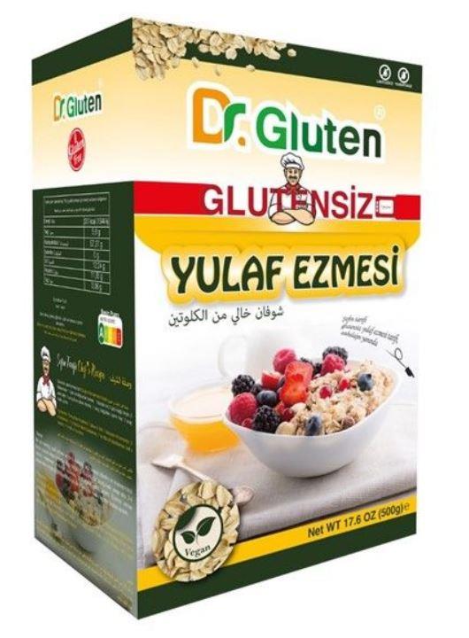 Dr.Gluten Glutensiz Yulaf Ezmesi 500 g Glutensiz Ürünler