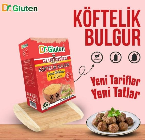 Dr.Gluten Glutensiz Köftelik Bulgur 1 Kg Fine Bulghur 1000grGlutensiz Ürünler