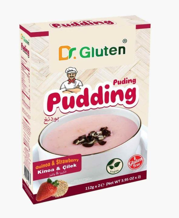 DR.Gluten Glutensiz Çilekli Kinoa Puding 224 GrGlutensiz Ürünler