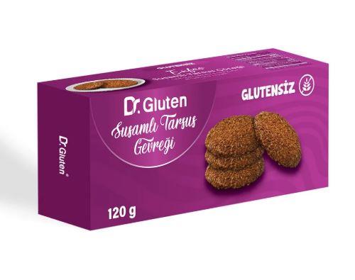Dr Gluten Gluten Glutensiz Susamlı Tarsus Gevreği 120gGlutensiz Ürünler