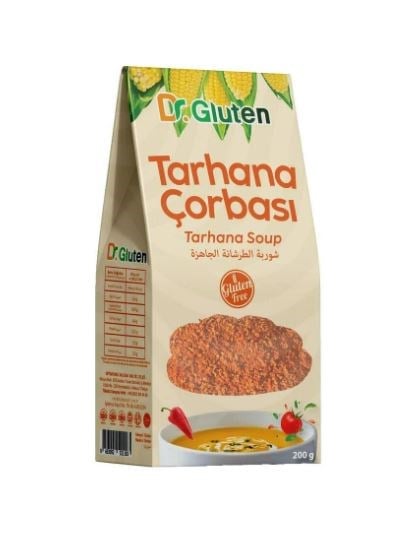 DR GLUTEN GLUTENSİZ TARHANA ÇORBASI 200 GR.Glutensiz Ürünler