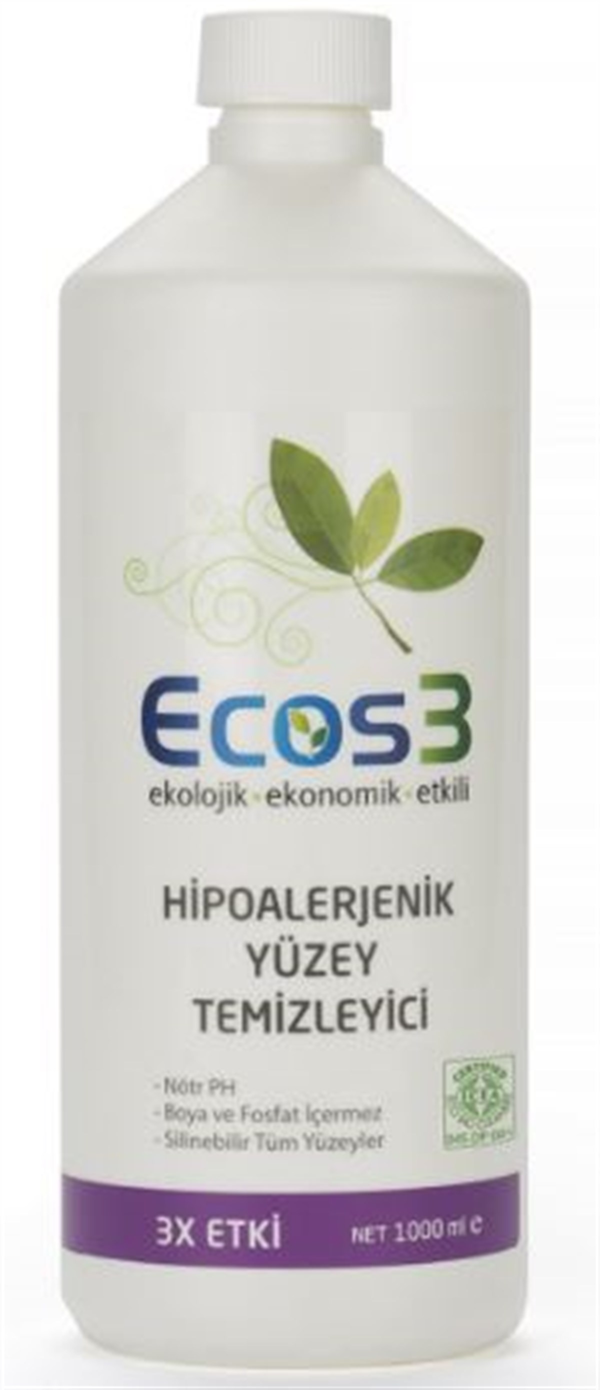 ECOS3 Hipoalerjenik Yüzey Temizleyici (1000 Ml)