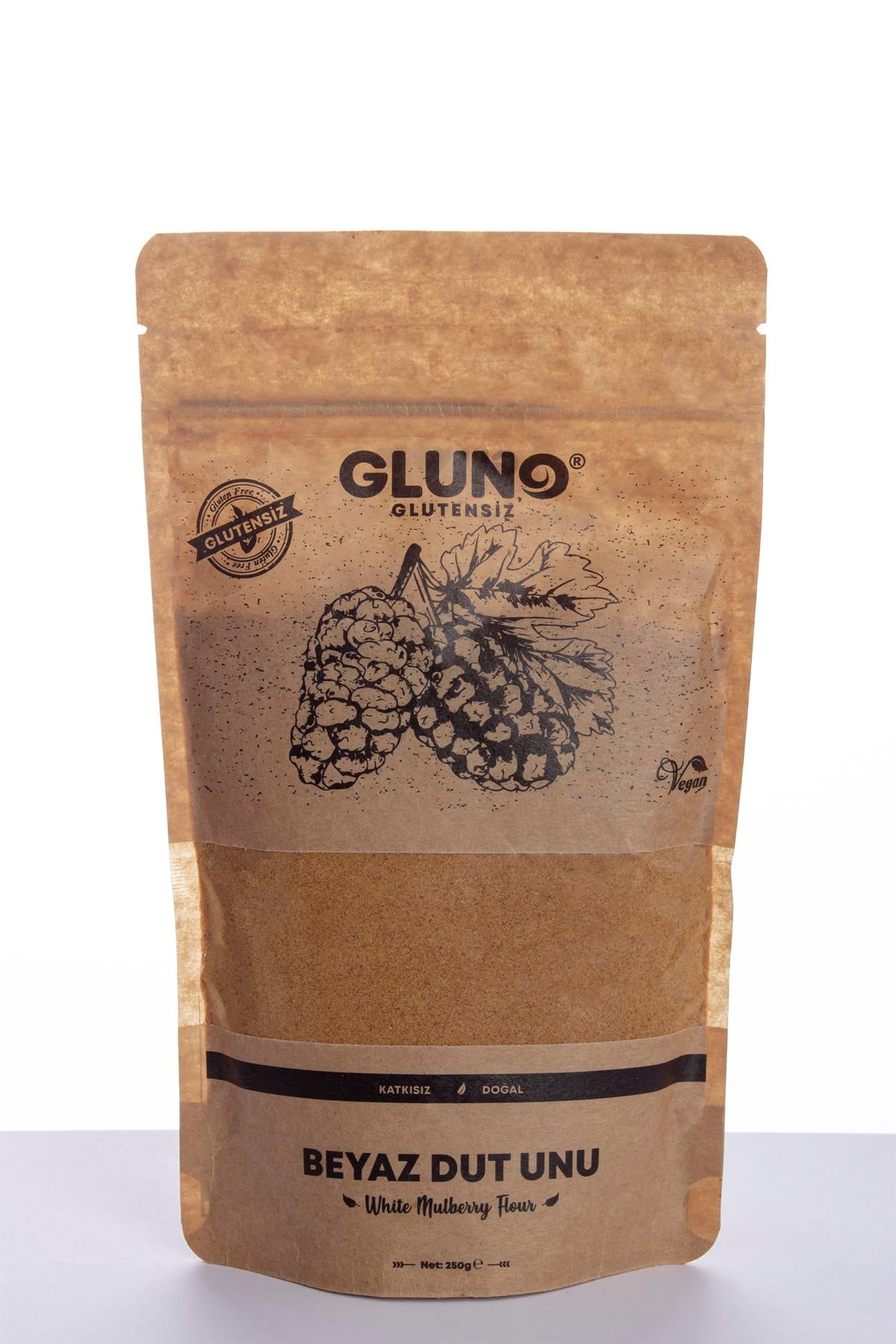 Gluno Glutensiz Beyaz Dut Unu 250grGlutensiz Ürünler