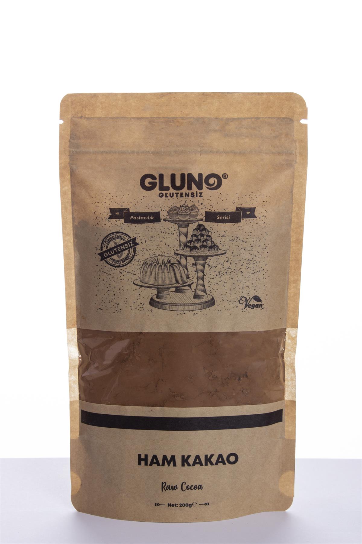 Gluno Glutensiz Ham Kakao 200GRGlutensiz Ürünler