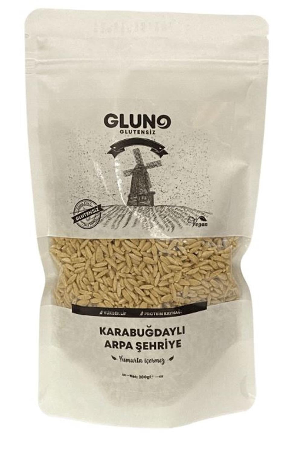 Gluno Glutensiz Karabuğdaylı Arpa Şehriye 200gGlutensiz Ürünler