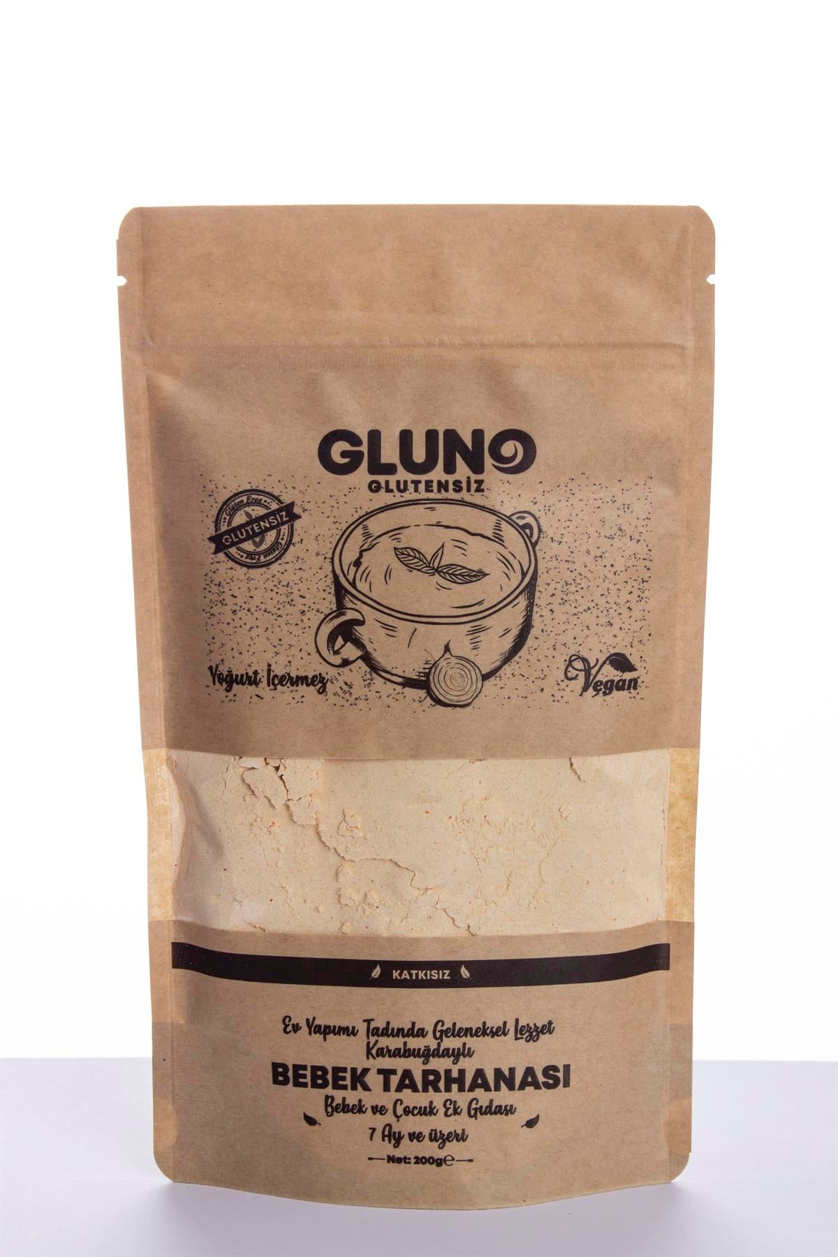 Gluno Glutensiz Karabuğdaylı Bebek Tarhanası 200 GRGlutensiz Ürünler