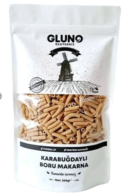 Gluno Glutensiz Karabuğdaylı Boru Makarna 200gGlutensiz Ürünler