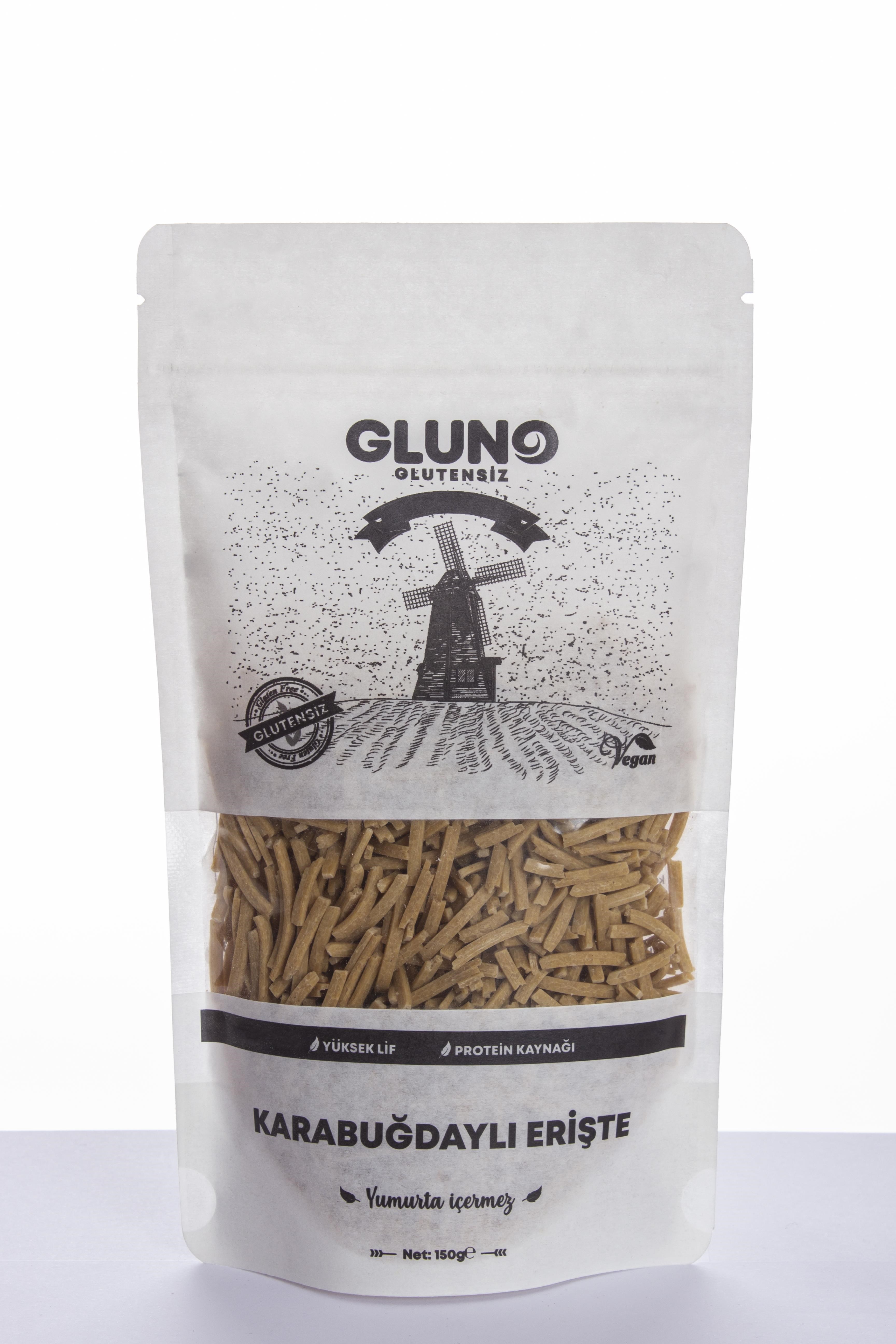 Gluno Glutensiz Karabuğdaylı Erişte 150gGlutensiz Ürünler