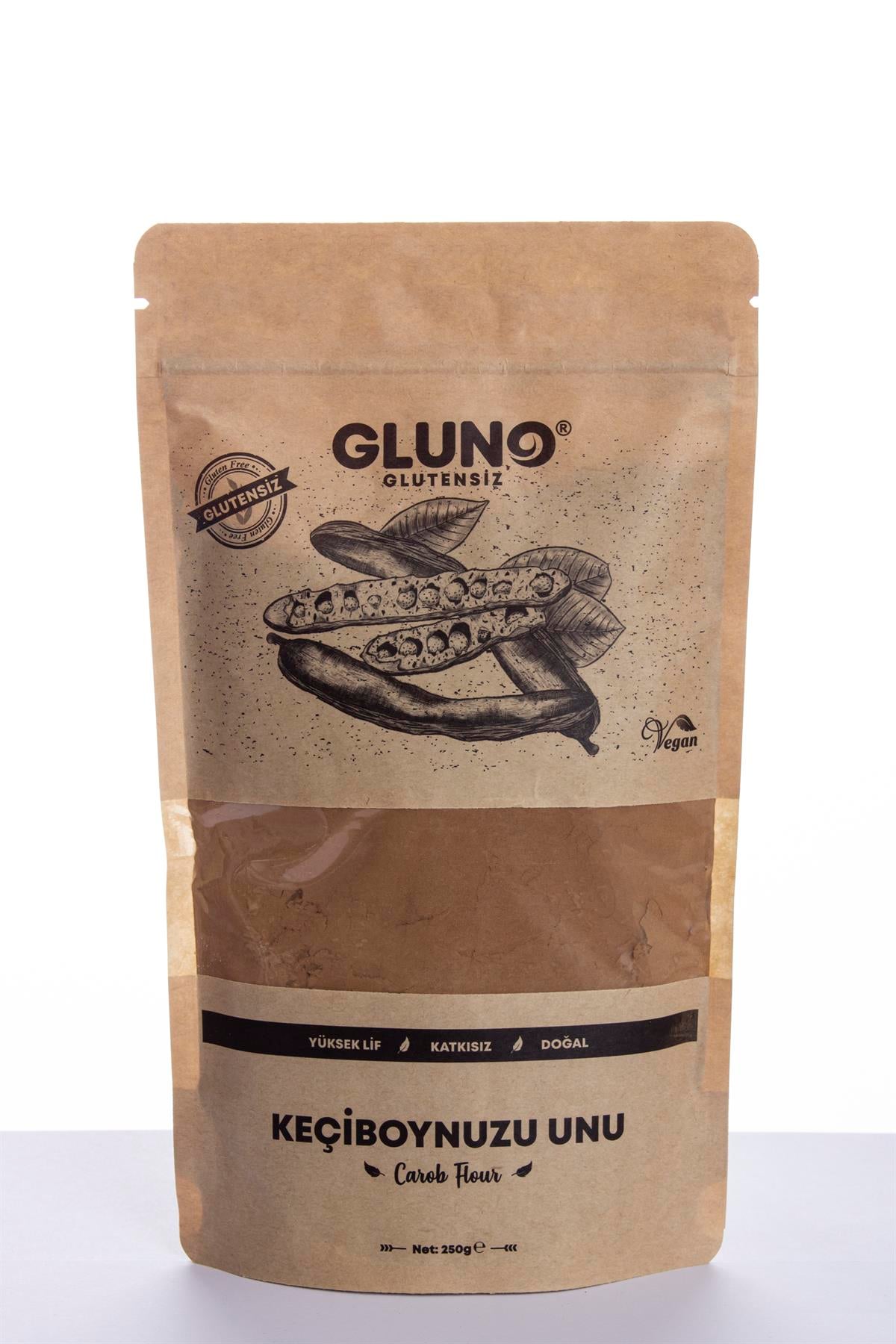 Gluno Glutensiz Keçiboynuzu Unu 250 grGlutensiz Ürünler