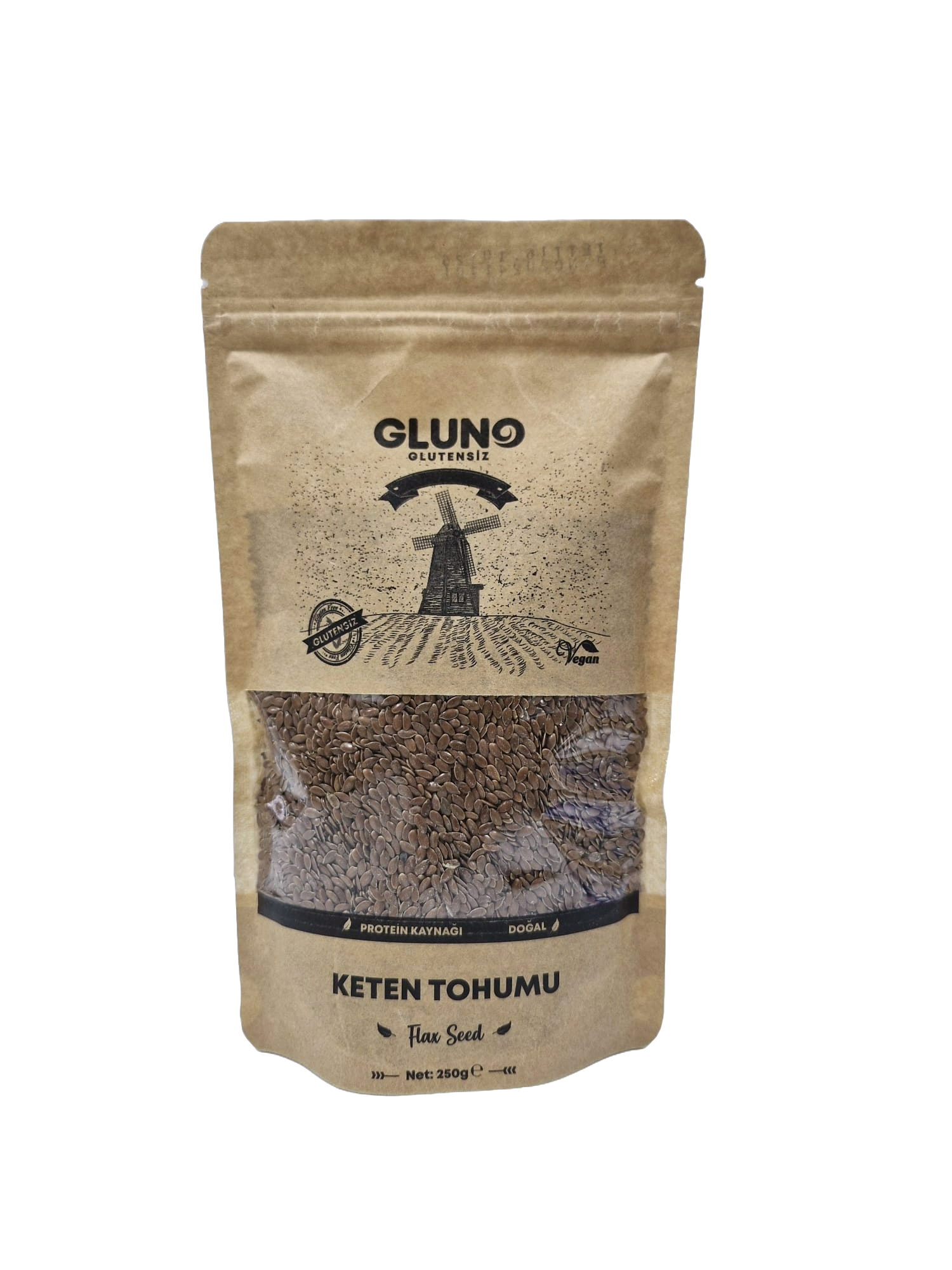 Gluno Glutensiz Keten Tohumu 250 grGlutensiz Ürünler
