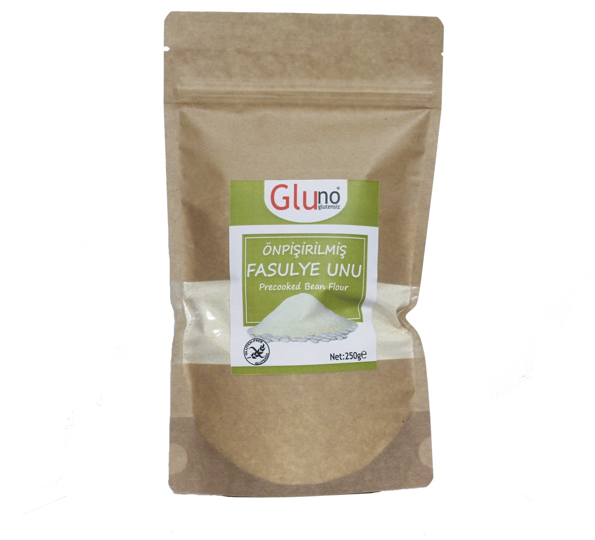 Gluno Glutensiz Önpişirilmiş Fasulye Unu 250 gr