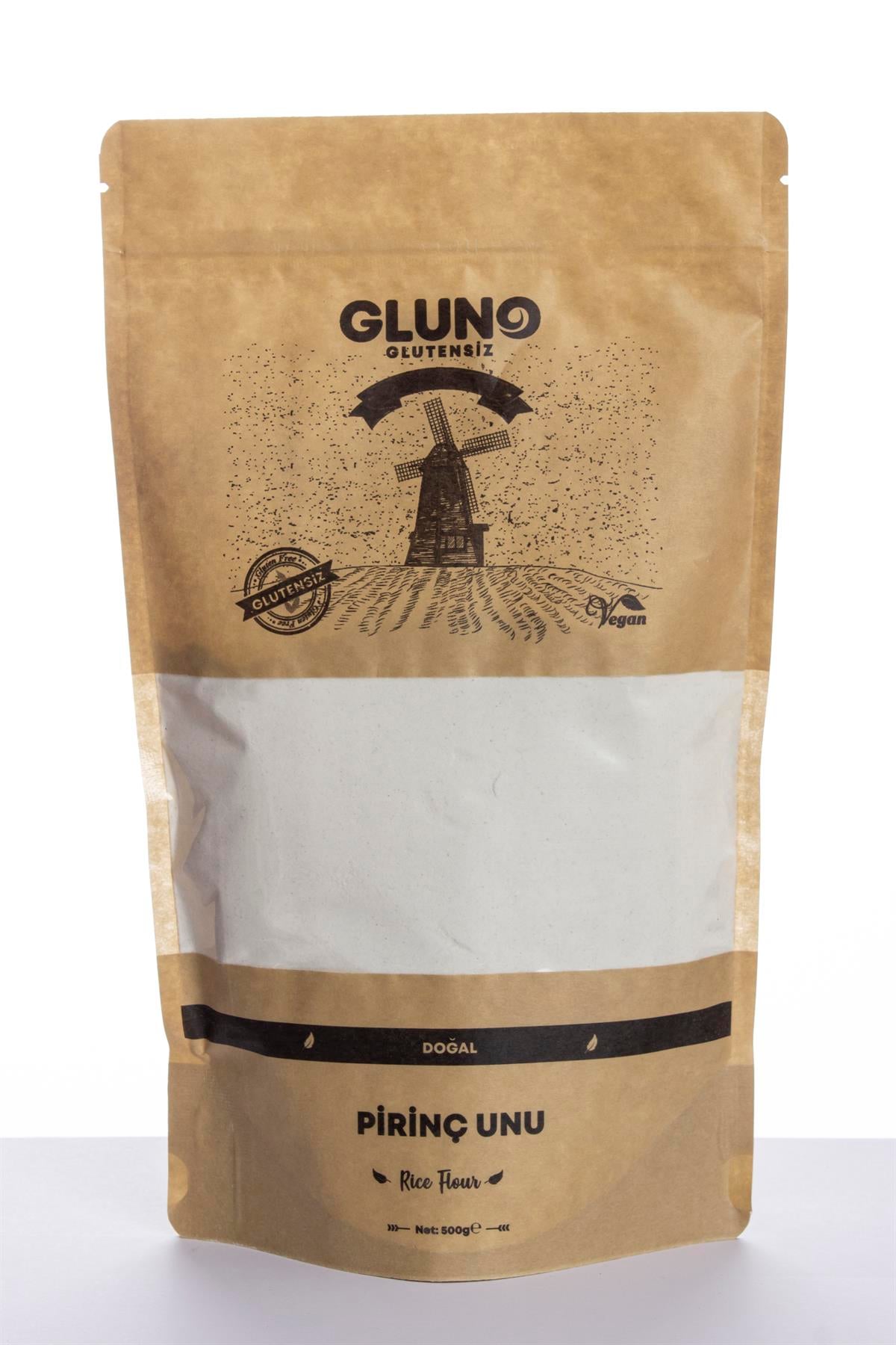 Gluno Glutensiz Pirinç Unu 500 grGlutensiz Ürünler
