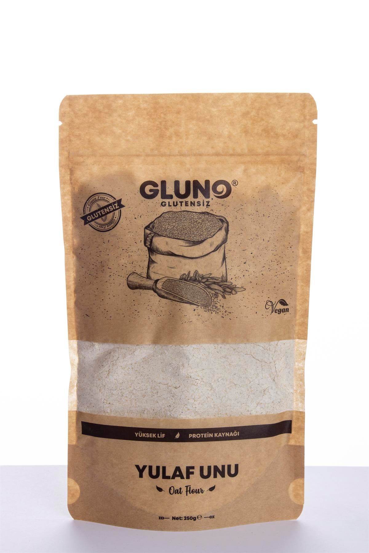 Gluno Glutensiz Yulaf Unu 250gGlutensiz Ürünler