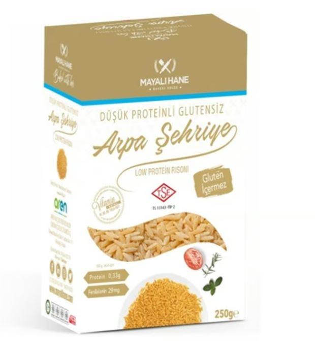 MayalıHane Düşük Proteinli Arpa Şehriye 250 grGlutensiz Ürünler