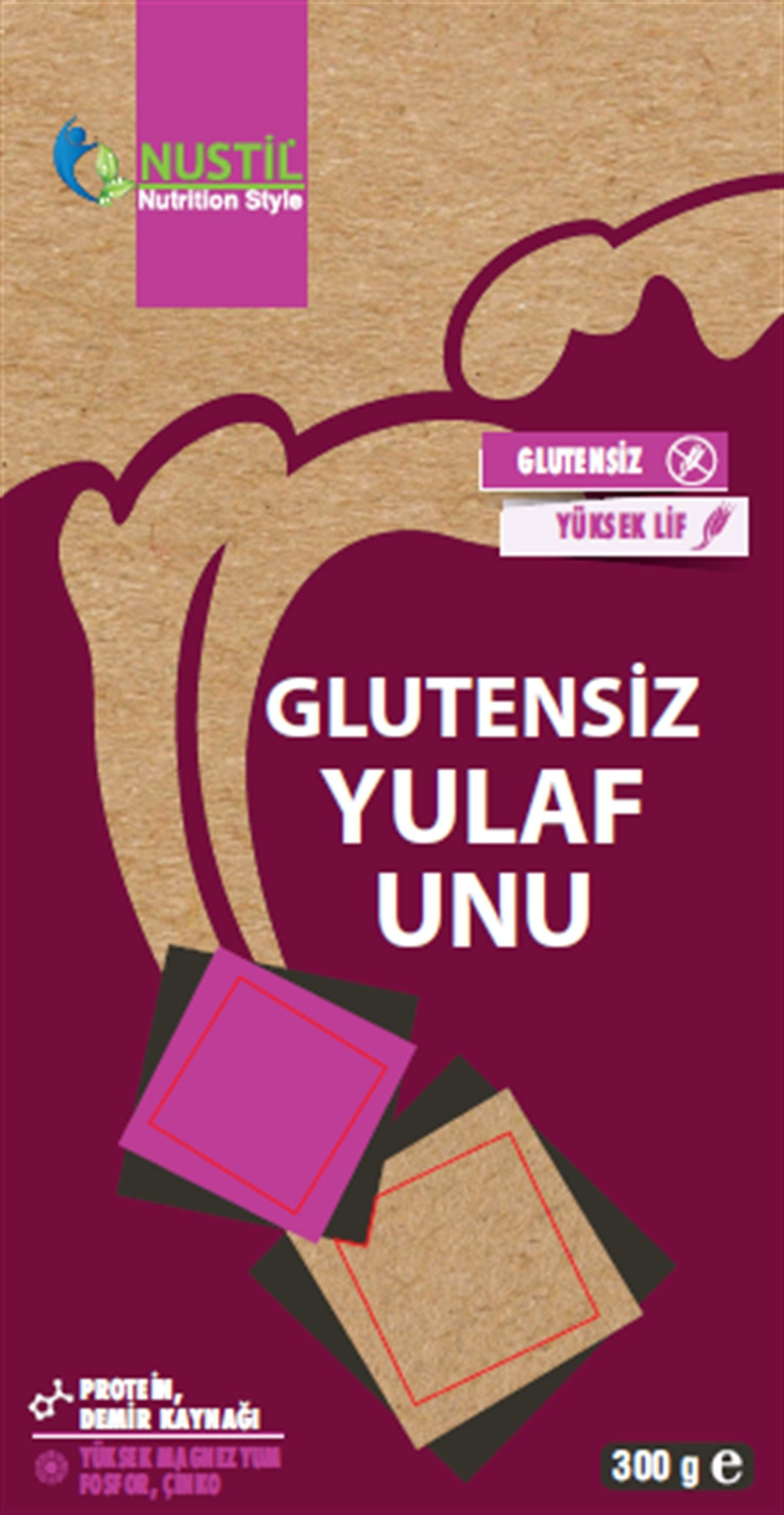 NUSTİL Glutensiz Yulaf Unu 300 grGlutensiz Ürünler