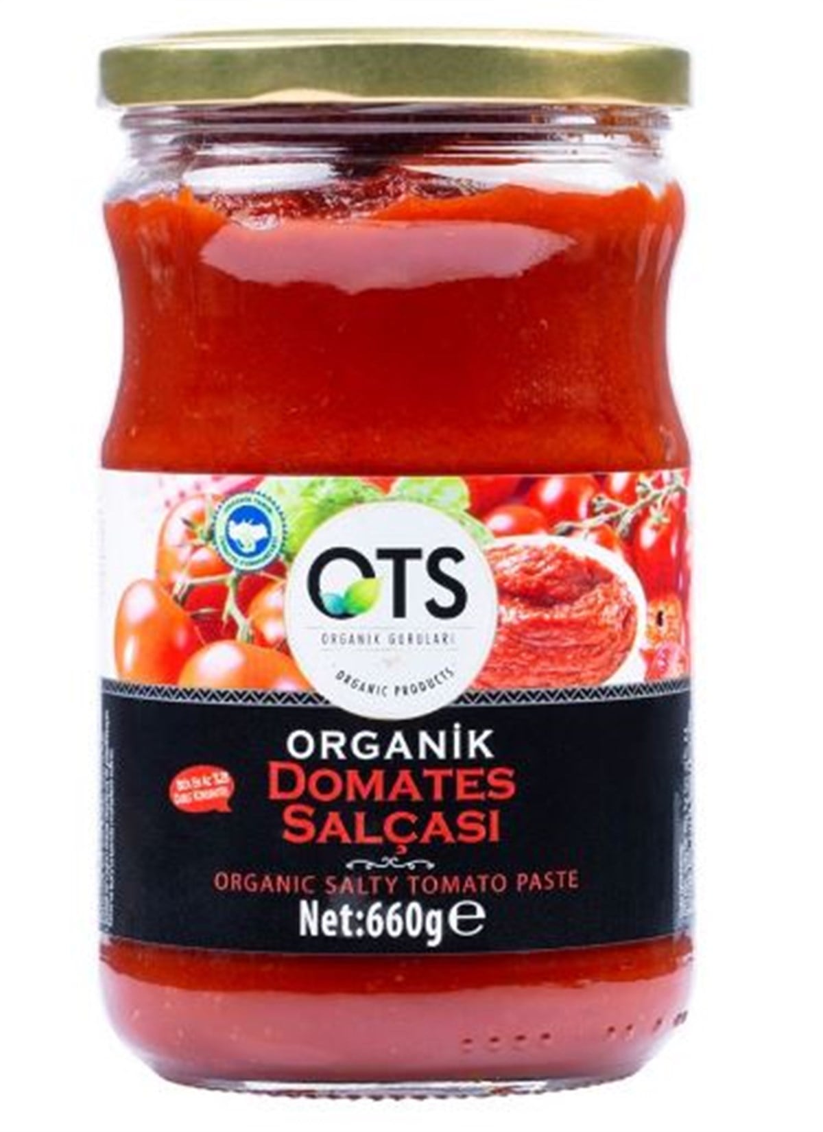 OTS Organik Domates Salçası 660gOrganik Ürünler