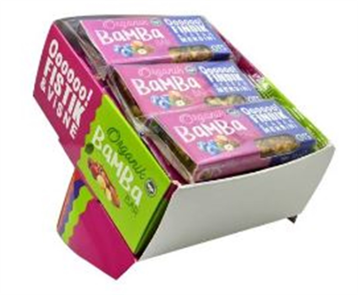 OTS Organik Glutensiz Bamba Bar Fındık - Yaban Mersini 30gr 12'li