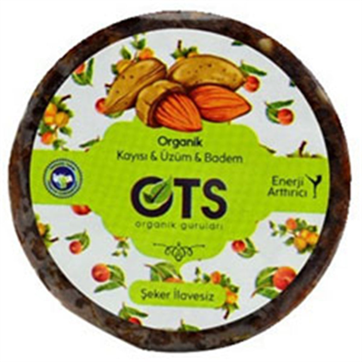 OTS Organik Glutensiz Enerji Diski (Kayısı, Üzüm ve Badem) 25gr