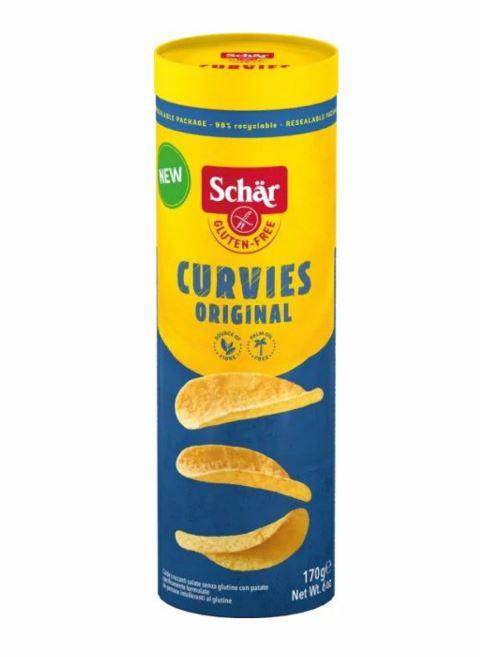 Schar Curvies Original Glutensiz Patates Cipsi 170gGlutensiz Ürünler