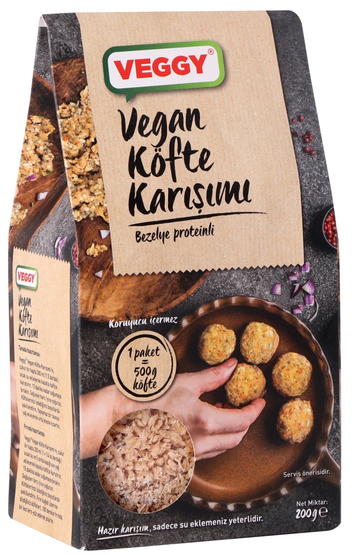 Veggy Vegan Köfte Karışımı 200gVegan Ürünler