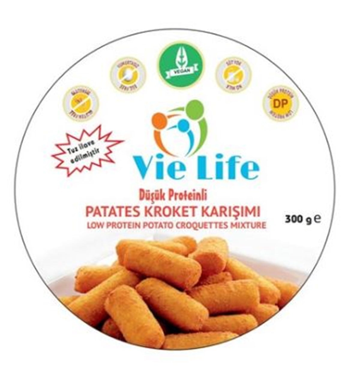 Vie Life Düşük Proteinli Patates Kroket Karışımı 300g